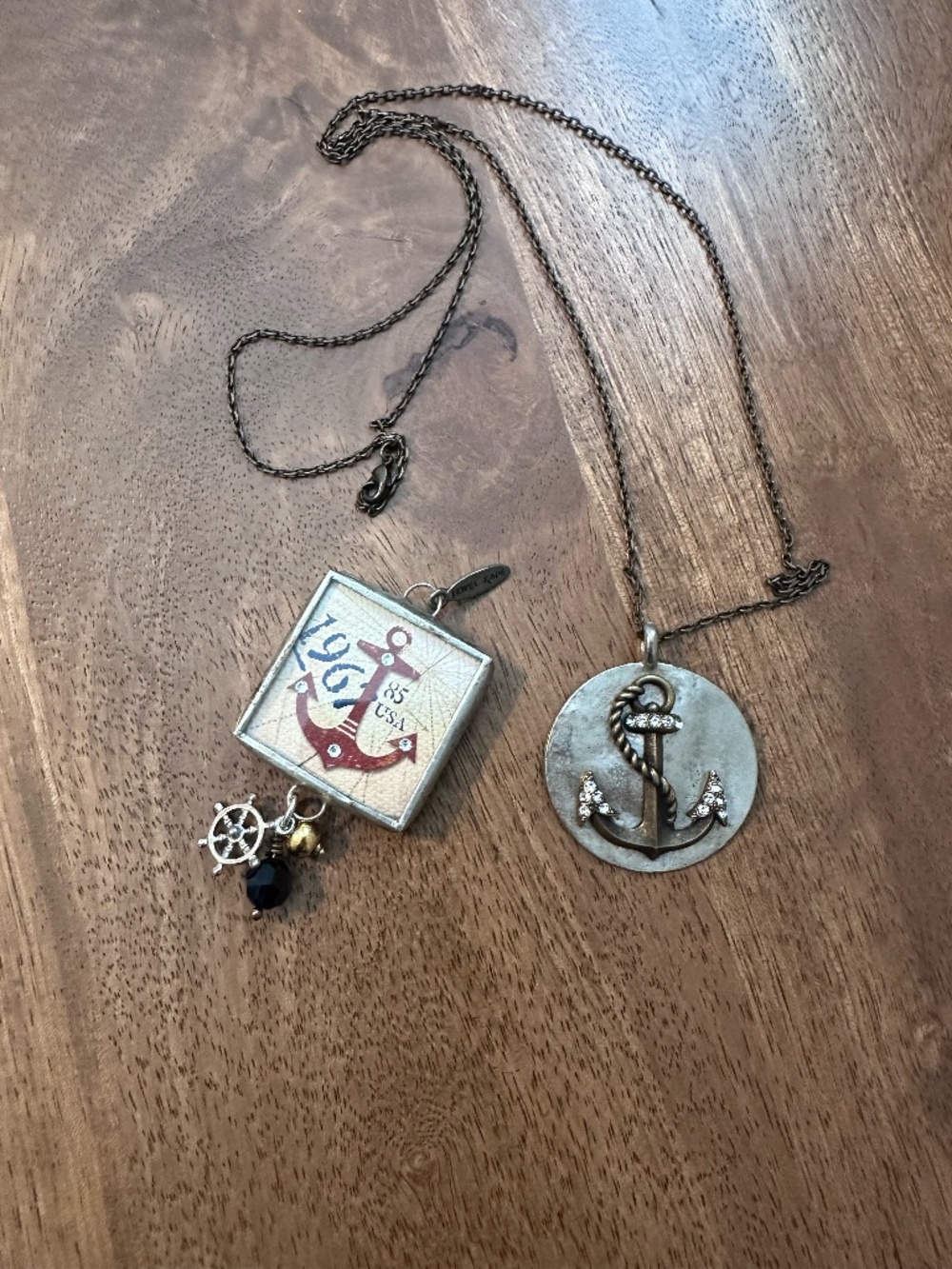 Jewel Kade Anchor Necklace